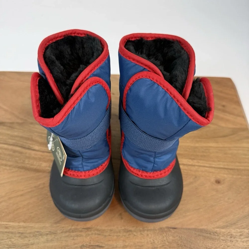 New Kids Kamik Snowbug 7 Insulated Faux Fur Lined Waterproof Snow Boots Size 7 C